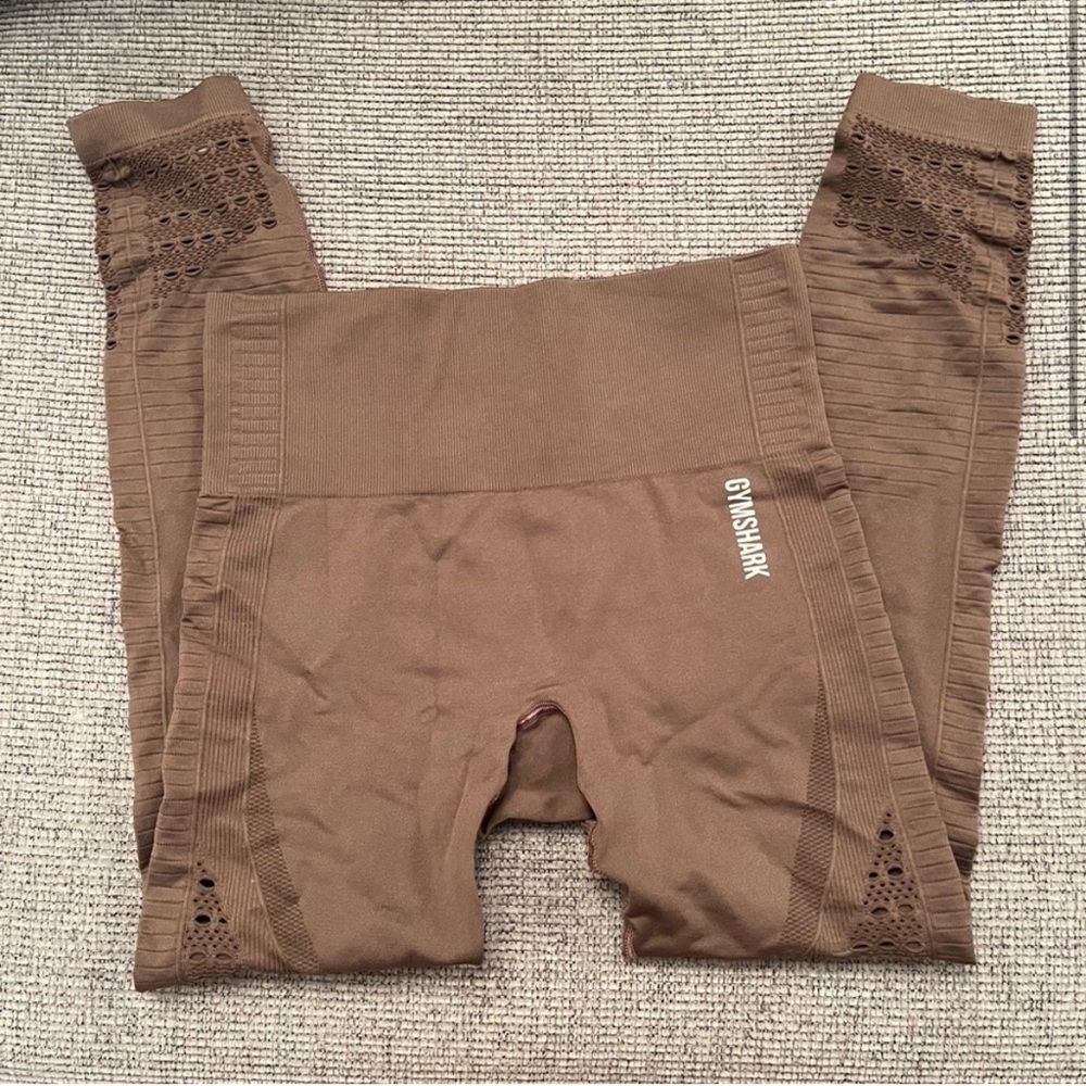 Gymshark Energy Seamless Leggings Brown/Tan S